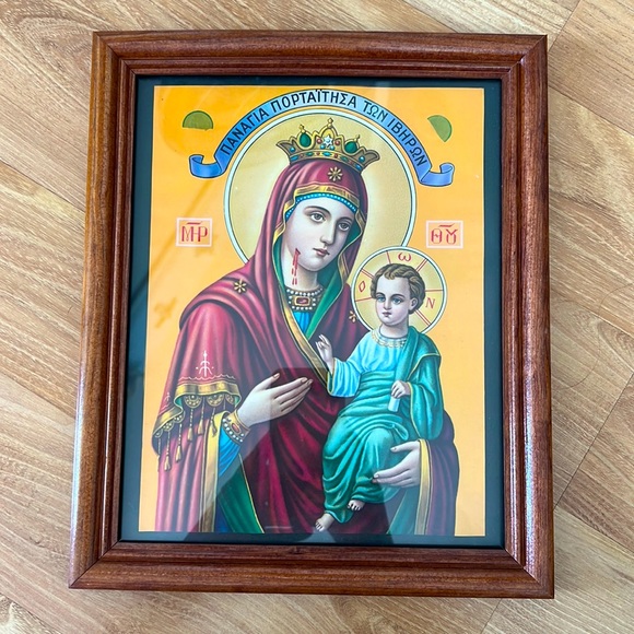 Vintage Religious Framed Art - Picture 2 of 12
